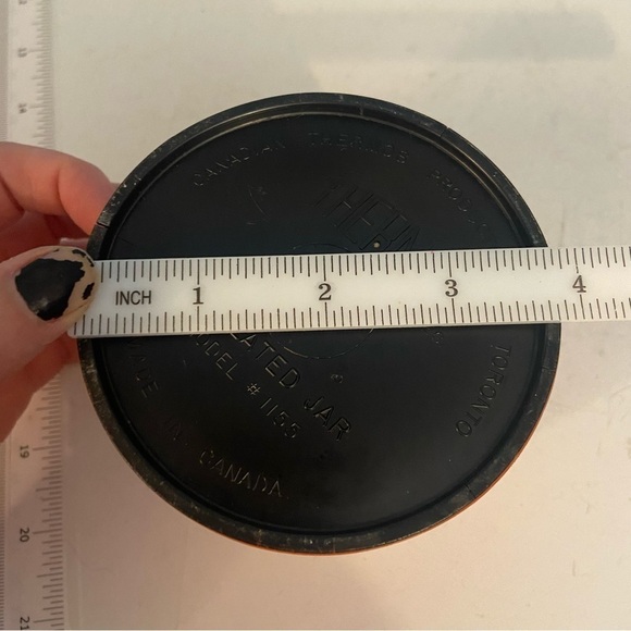 Vintage  orange coloured Thermos insulated jar - Picture 11 of 13